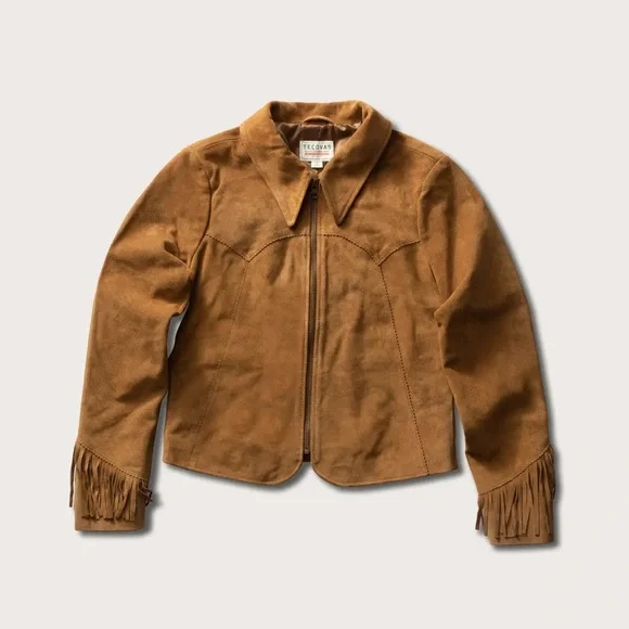 Tecovas Suede Fringe Jacket - Picture 1 of 9